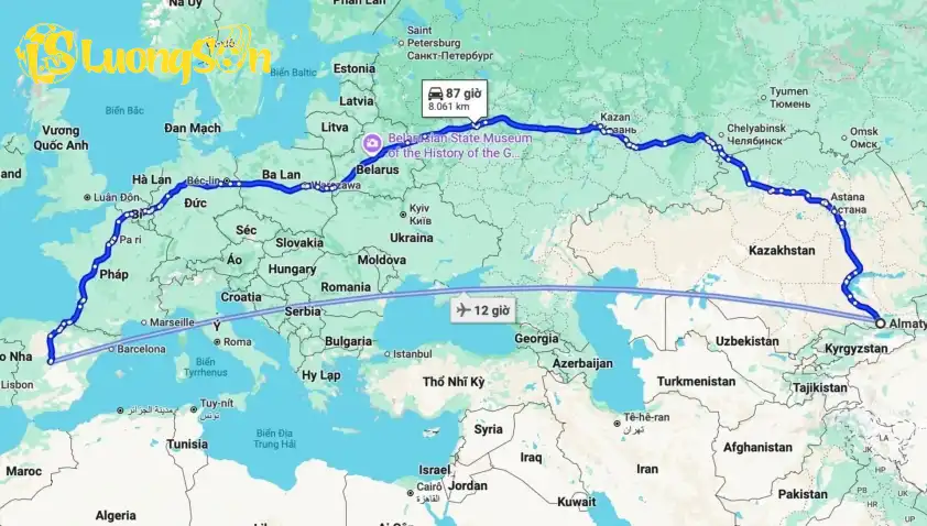 Khoảng cách di chuyển đến 5000-6000km chính là nỗi Khoảng cách di chuyển đến 5000-6000km chính là nỗi