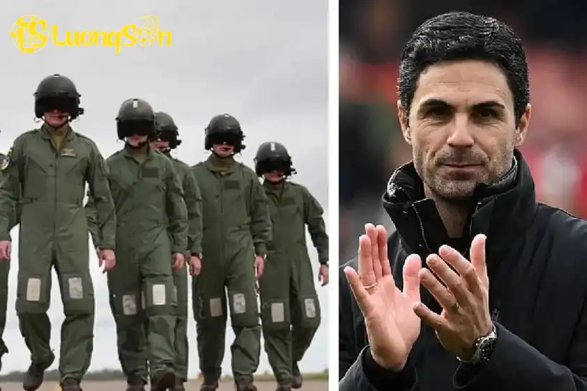 Arteta muốn các phi công hướng dẫn các cầu thủ Arsenal. Ảnh: Tribuna Arteta muốn các phi công hướng dẫn các cầu thủ Arsenal.