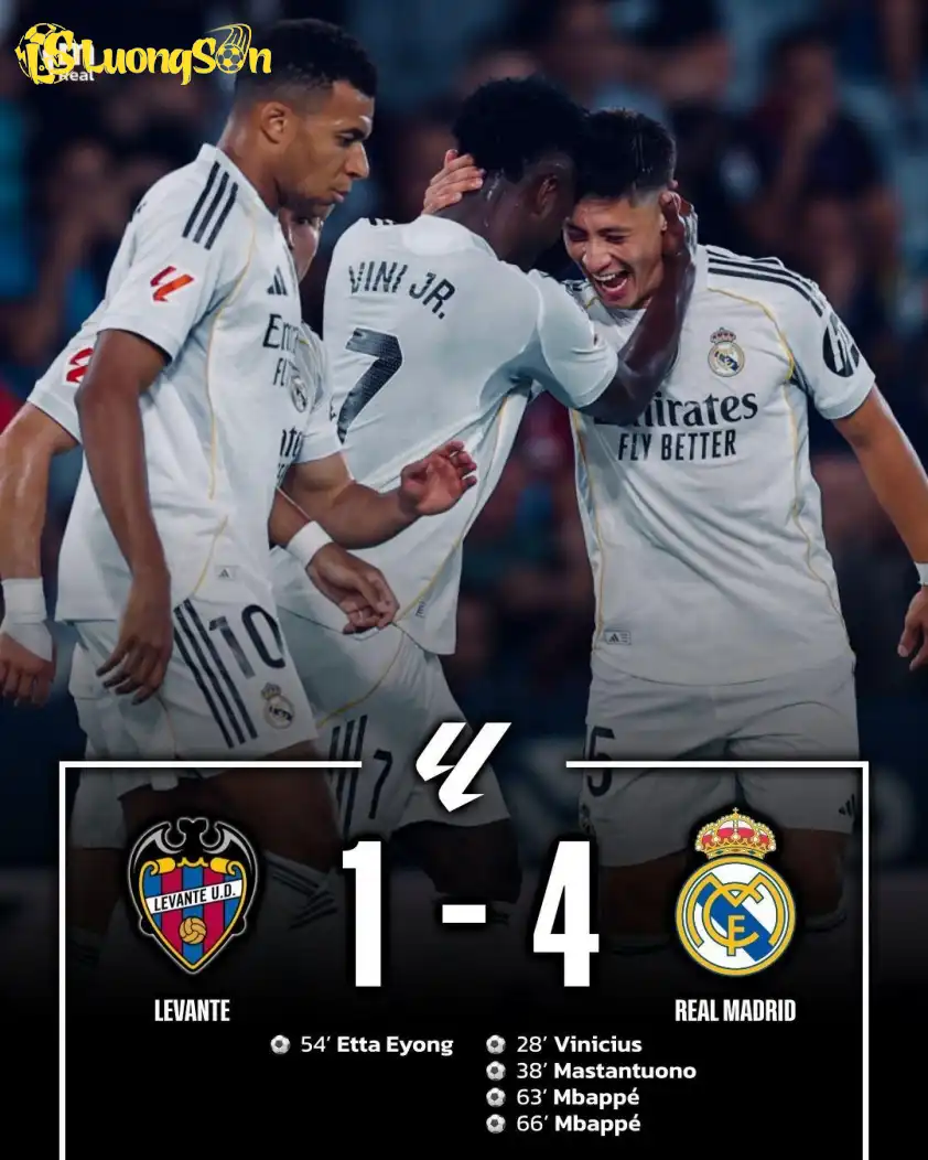 Chiến thắng ấn tượng của đội bóng Hoàng gia. (Ảnh: ESPN) Chiến thắng ấn tượng của đội bóng Hoàng gia. (Ảnh: ESPN)