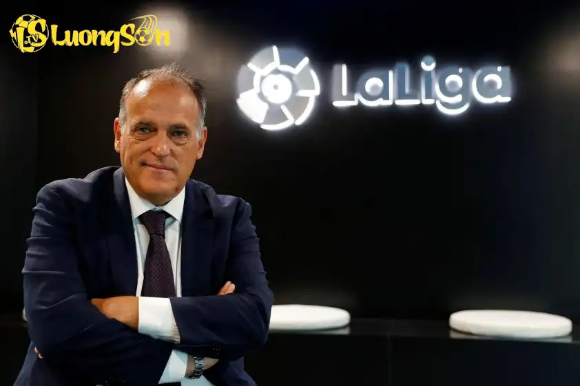 Chính sách quản lý tài chính của chủ tịch La Liga Javier Tebas đang bị phản đối. (Ảnh: Daily Mail) Chính sách quản lý tài chính của chủ tịch La Liga Javier Tebas đang bị phản đối