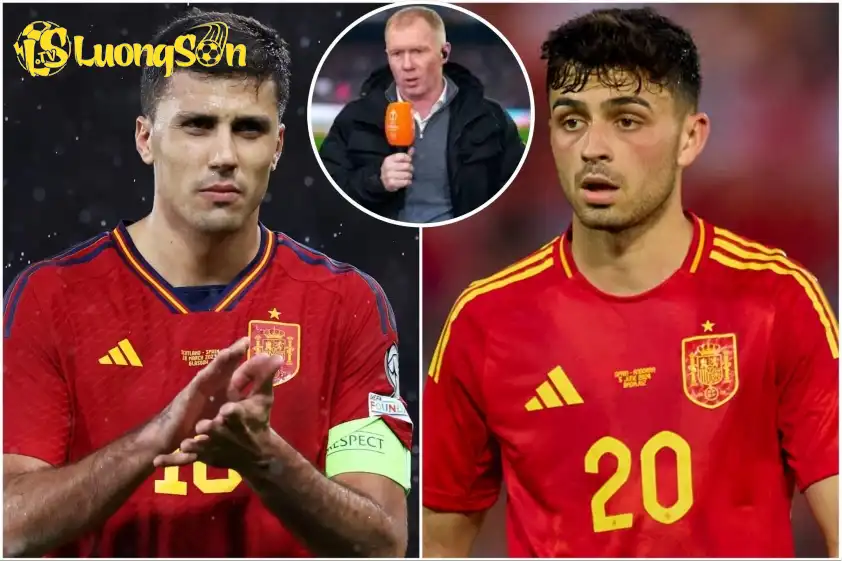 Scholes đánh giá rất cao bộ đôi của Tây Ban Nha. (Ảnh: The Independent) Scholes đánh giá rất cao bộ đôi của Tây Ban Nha.