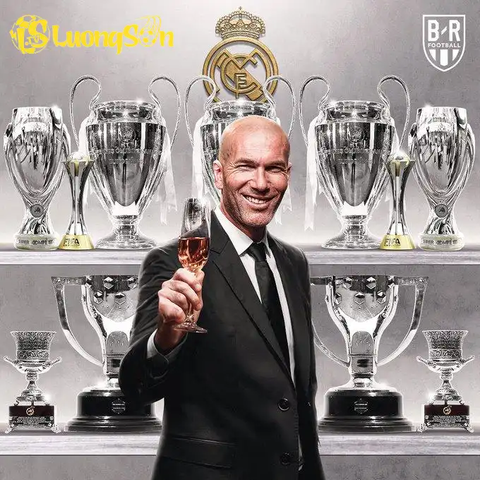 Thành tích vĩ đại của Zidane cùng CLB Hoàng gia Tây Ban Nha. (Ảnh: BRFootball) Thành tích vĩ đại của Zidane cùng CLB Hoàng gia Tây Ban Nha.