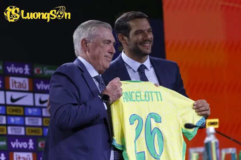 Liên đoàn Bóng đá Brazil dự kiến gia hạn hợp đồng với HLV Carlo Ancelotti trước World Cup 2026