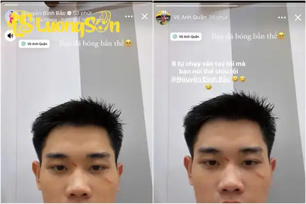 Story của Đình Bắc và Anh Quân ngày 2/11 (Ảnh: Chụp màn hình) Story của Đình Bắc và Anh Quân ngày 2/11